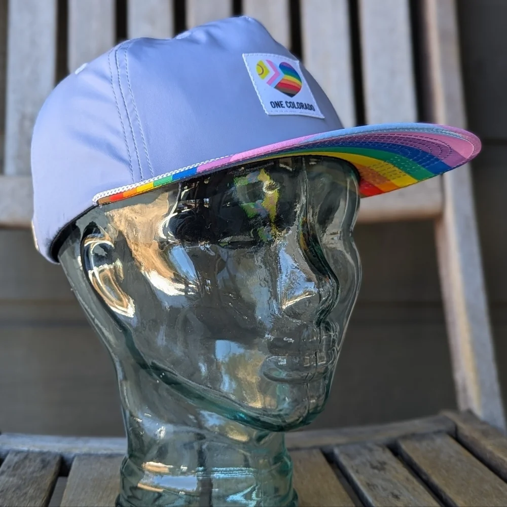 B Fresh One Colorado Pride Pastel Lavender Baseball Cap Hat Unisex Rainbow